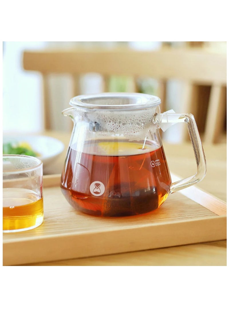 Glass Server For V60 Pour Over Coffee, 360ml