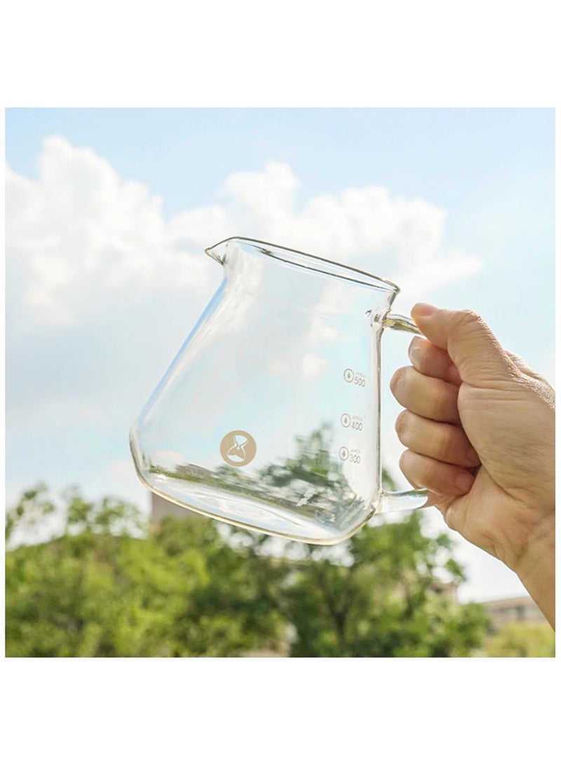 Glass Server For V60 Pour Over Coffee, 360ml