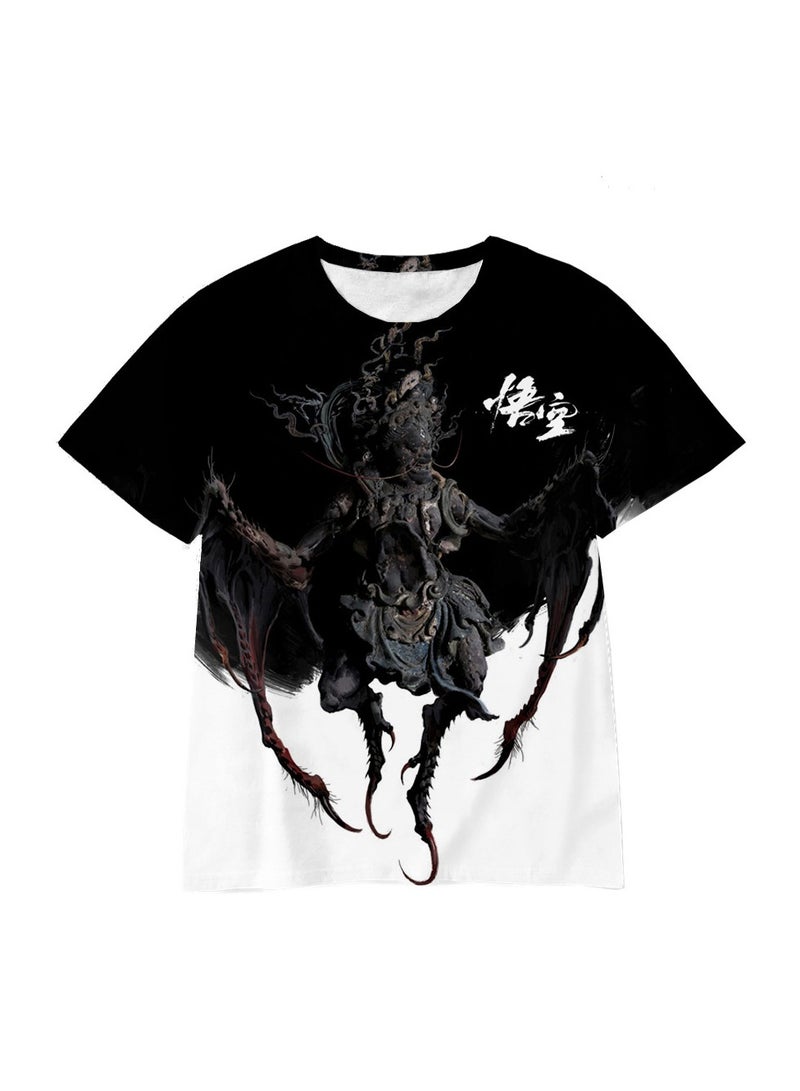 Black Myth Wukong Game Quick Drying Short Sleeved T-shirt for Men And Women