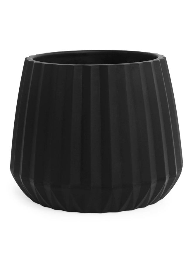 Planter Pot Black Big 30X30Cm