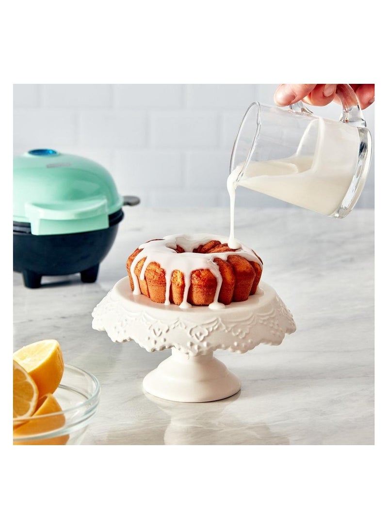 Mini Cake Machine for Personal Cake & Waffles, Compact and Easy-to-Clean Nonstick Surface, Perfect for Quick Snacks, Portable Dessert Maker for Home and Office