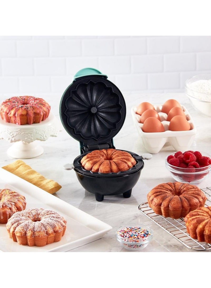 Mini Cake Machine for Personal Cake & Waffles, Compact and Easy-to-Clean Nonstick Surface, Perfect for Quick Snacks, Portable Dessert Maker for Home and Office