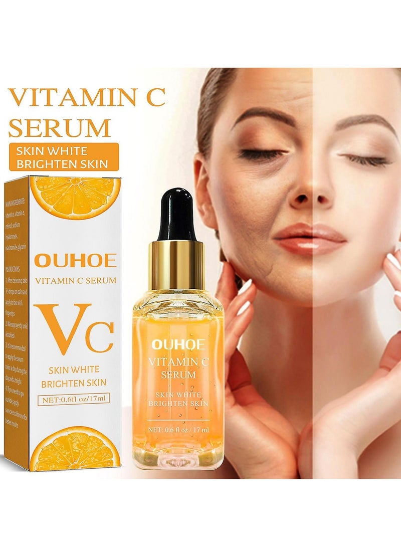 Serum for Face, Vitamin C and Glycolic Acid, Brightens and Nourishes