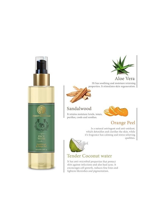 Forest Essentials Hydrating Facial Cleanser With Sandalwood & Orange Peel