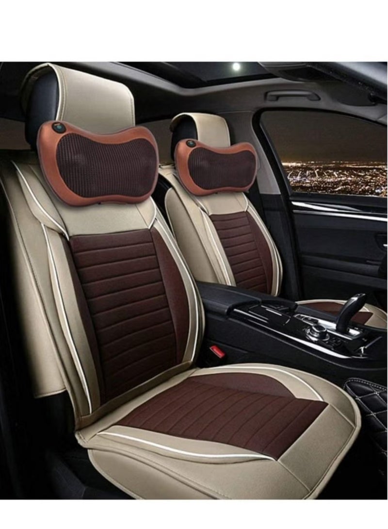 Electric Shiatsu Cervical Massager Pillow Heat Back Neck Lumbar Home Car Cushion