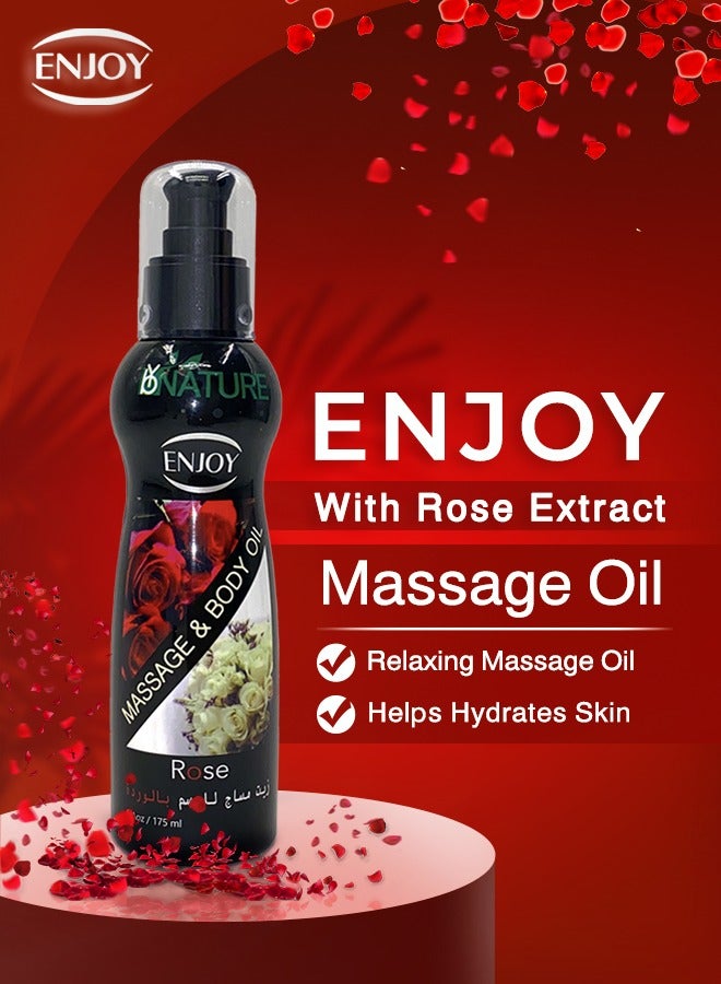 Enjoy Rose Massage Oil 175 ML