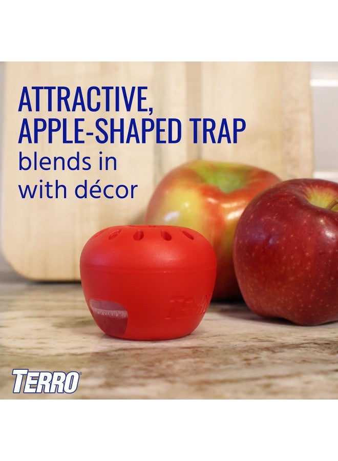 Terro T2502 Ready-To-Use Indoor Fruit Fly Trap With Built In Window - 2 Traps + 90 Day Lure Supply