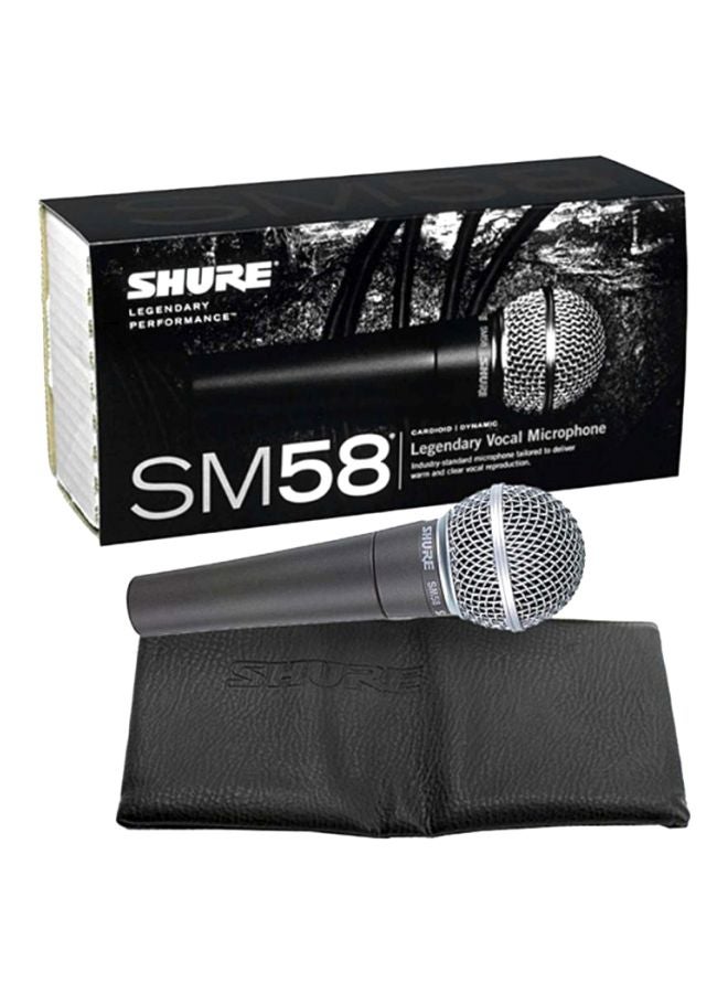 Cardioid Dynamic Vocal Microphone SM58-LCE-X Black