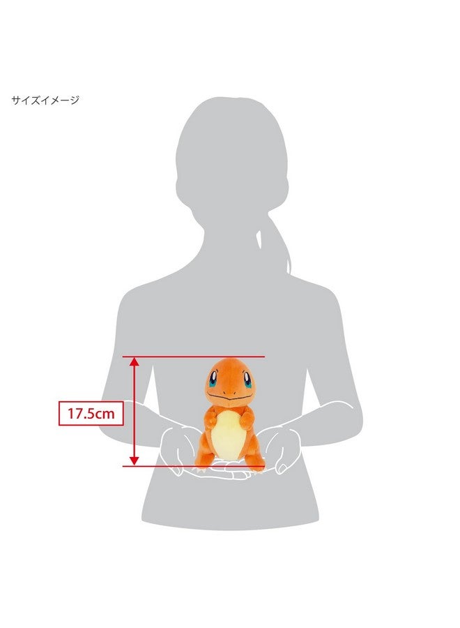 Pokemon All Star Series Pp18 Charmander Stuffed Plush, 6.5