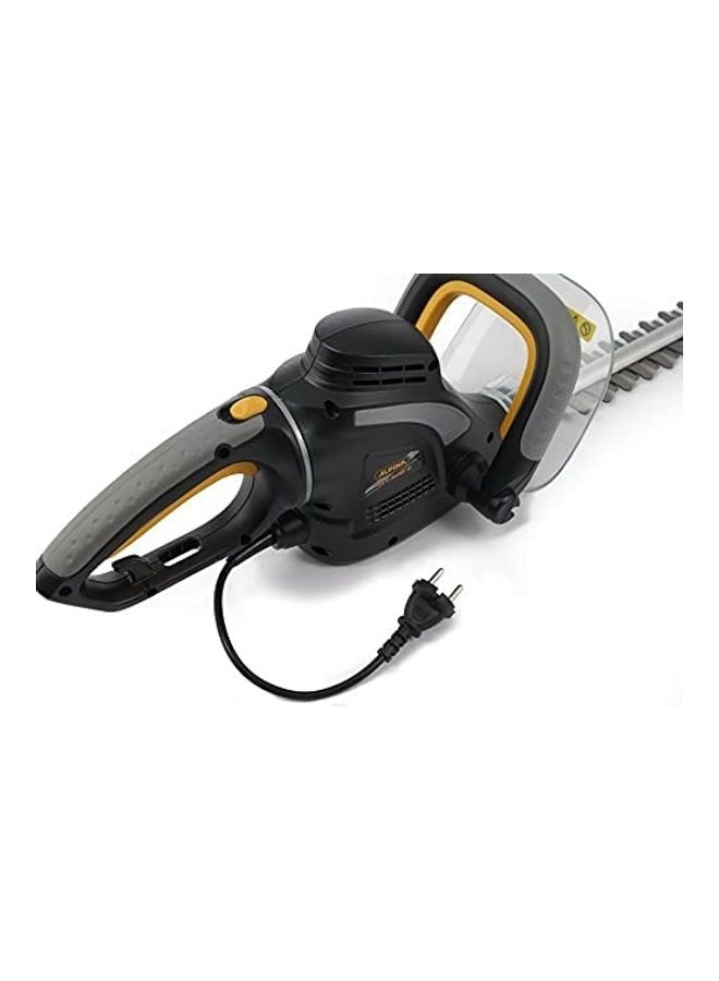 500W Electric Hedge Trimmer Black/Grey 120cm