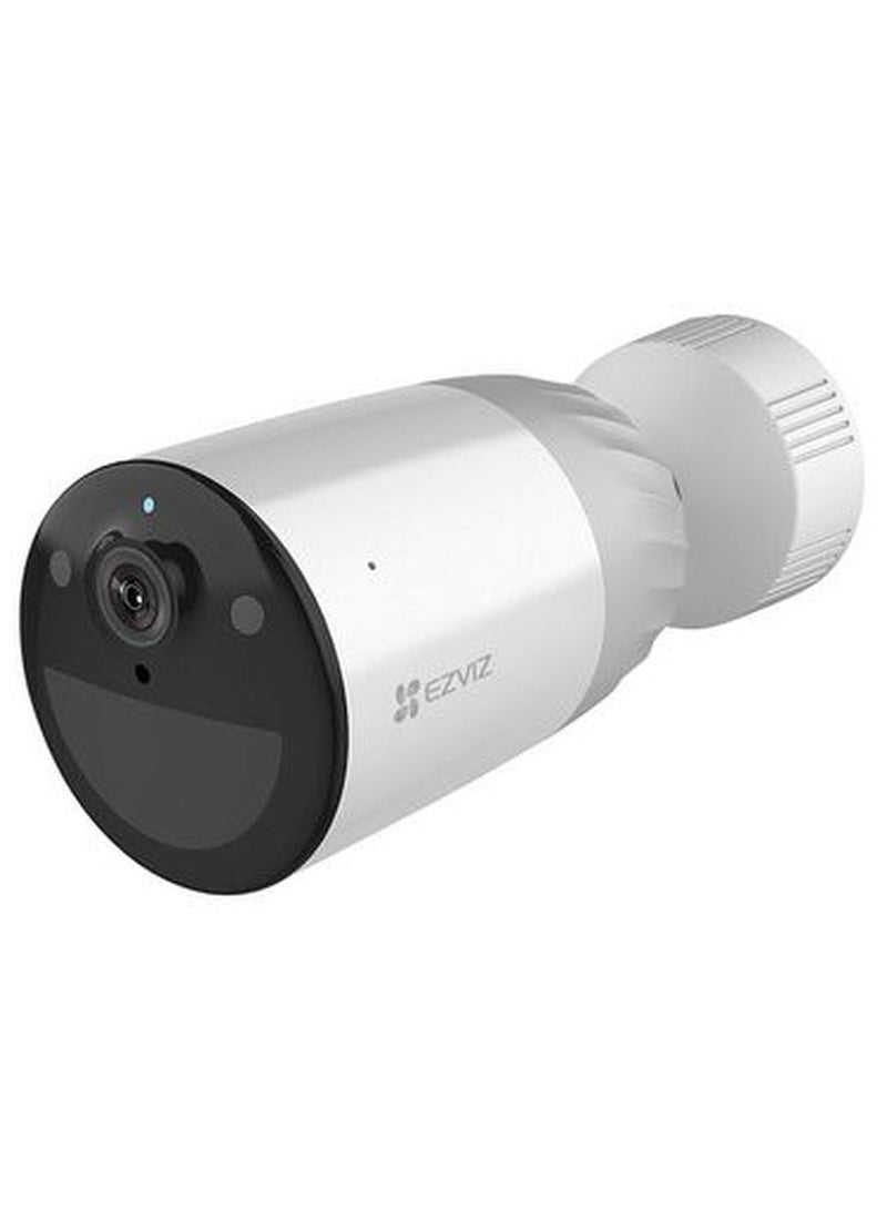 BC1 Add on 2MP Supplementary Battery Camera For BC1 Kit, Only Works With The Base Station, White