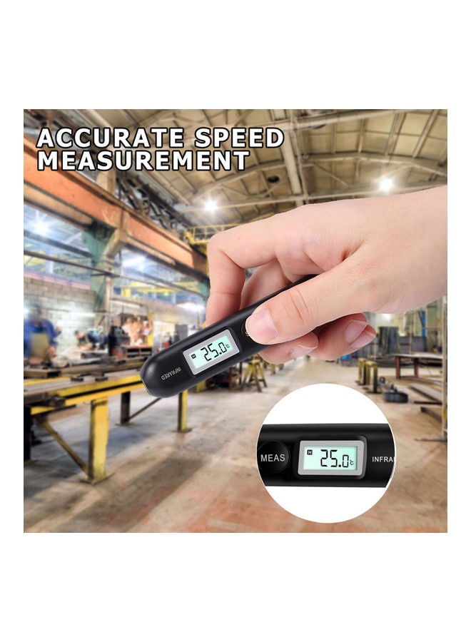 Temperature Measuring Pen With LCD Display Black