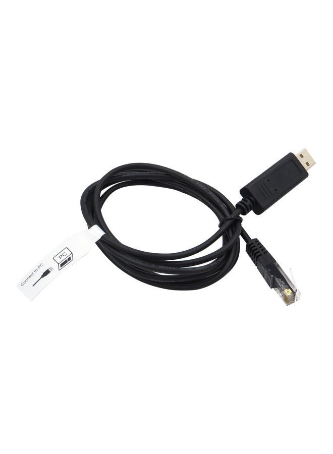 Portable Durable Solar Controller Cable Black