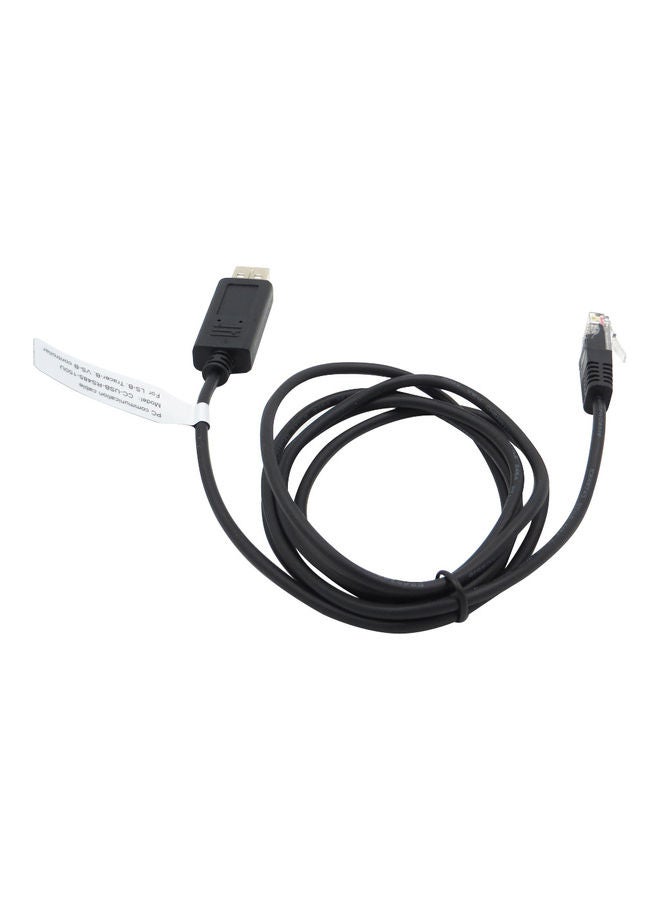 Portable Durable Solar Controller Cable Black