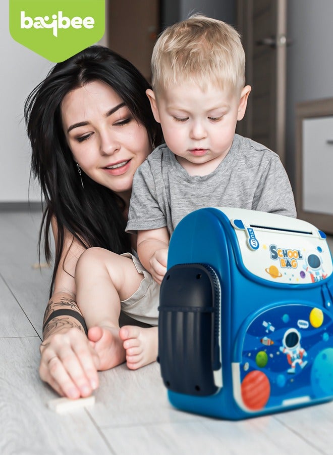 Babyee Kids ATM Money Bank Toy for Girls & Boys, Birthday Gift For Children - Coins/Notes Collection Money Saving Machine with Lock System & Music