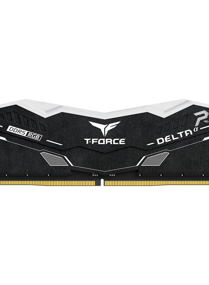 Team Group 32GB(2X16GB) DDR5 RGB Gaming RAM, Speed up to 6000MHz, Dual Channel Desktop Module, Taiwan | BLACK