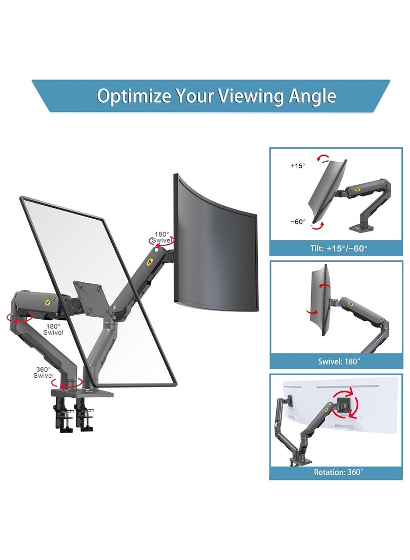 Dual-screen monitor stand G75 computer display stand arm horizontal and vertical screen desktop rotating base stand