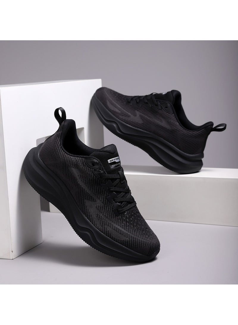 Sky View Men Running Shoes Men Casual Breathable Walking Shoes Sport Athletic Sneakers Gym Tennis Lace Up Comfortable Lightweight Shoes
