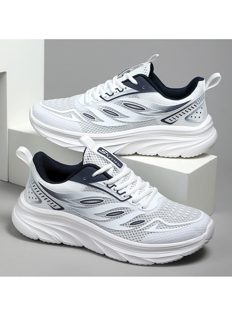 Sky View Men Walking Shoes Breathable Running Shoes Sport Athletic Sneakers Gym Tennis Sneakers Men Casual Slip On Comfortable Lightweight Workout Shoes