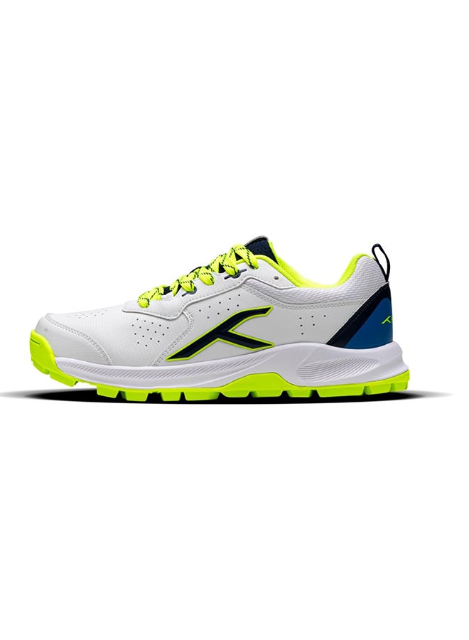 Hyperdrive - Cricket Shoe - White/Lime/Blue (Uk 6) (Hkfs-4M024-1-6)