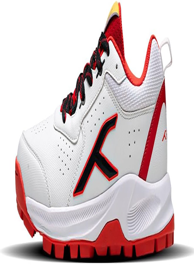 Hyperdrive - Cricket Shoe - White/Red/Black (Uk 9) (Hkfs-4M024-4-9)