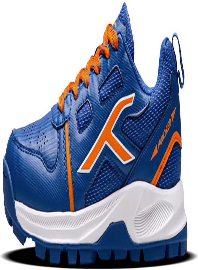 Hyperturf - Cricket Shoe - Blue/Orange (Uk 6) (Hkfs-4M023-6-6)