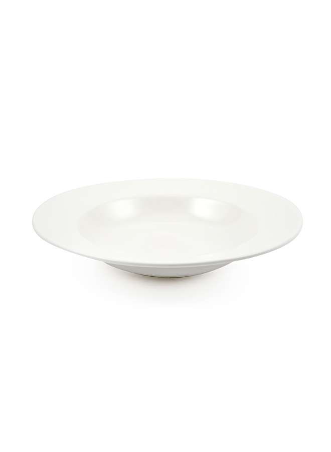 Ivory Porcelain Pasta & Soup Plate 29.5 cm