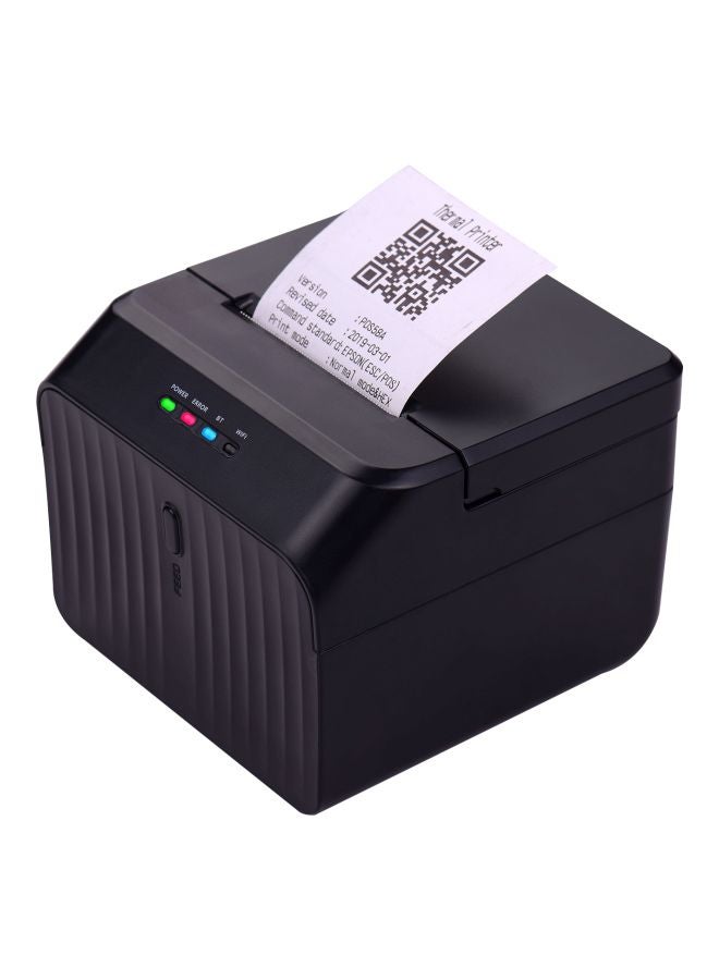 Thermal Desktop Receipt Printer 11x11.5x9cm Black