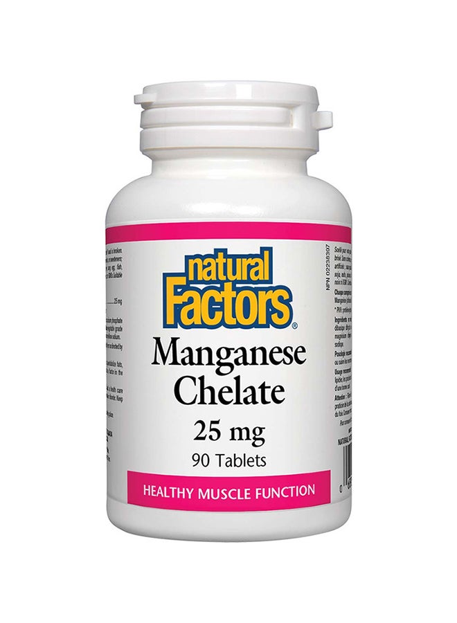 Manganese Chelate 90 Tablets