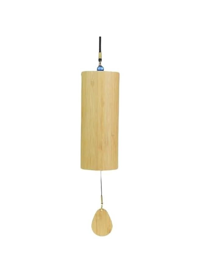 Outdoor Bamboo Wind Chimes, Small Wooden Handcrafted Chimes with Calming Deep Tones & Natural Beautiful (C Major) Sound, Home Decor Gift Idea