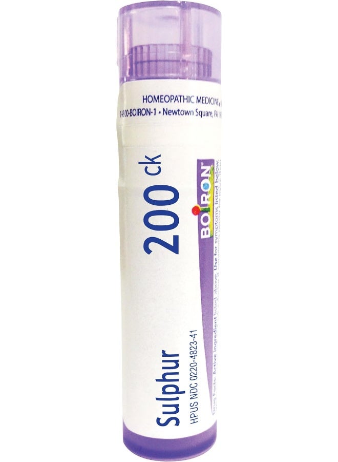 Sulphur 200C For Skin Rash 80 Pellets