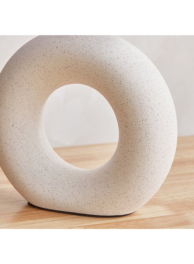 Novalie Ceramic Table Lamp with Linen Shade 30 x 48 x 15 cm