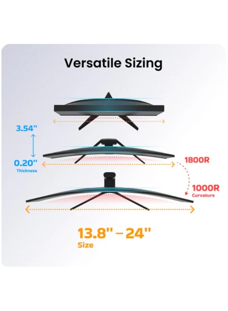 Yeelight Pura Lite Monitor Light Bar Lite Black | USB Type-C | Anti-Glare