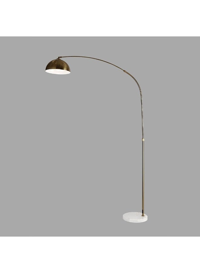 Hampton Metal Plus Marble Floor Lamp 30X180 E27 Gold+White