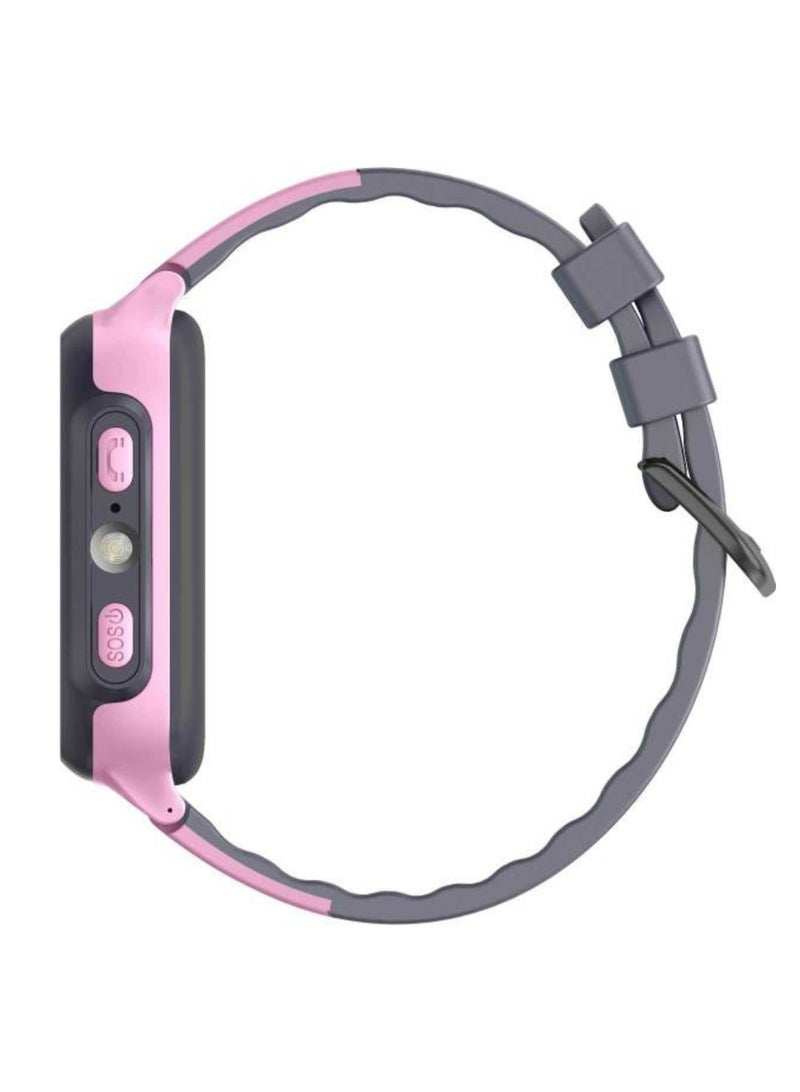 Kids Smart Watch Series-1 (SOS Alarms+ Two Way Calls+ 5 Days Standby Time+ 400mAh Battery Capacity) _Pink