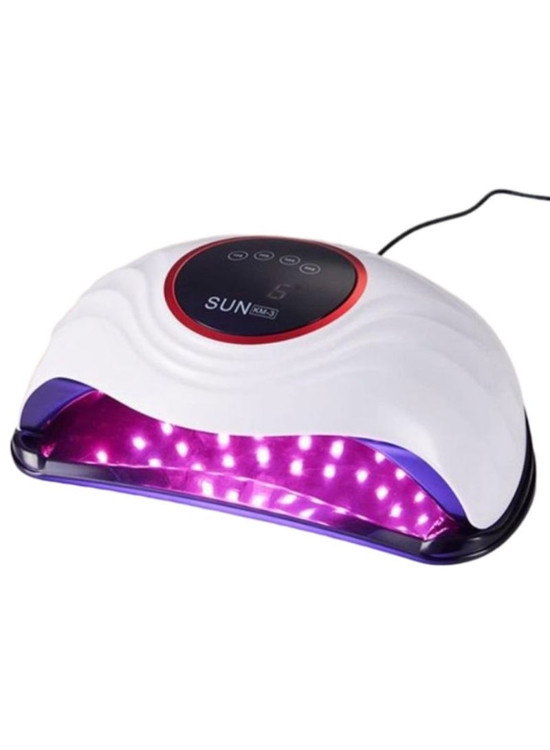 Sun KM-3 Plus Auto Sensing LCD Display UV LED LAMP Nail Dryer for Curing Gel Polish and Polygel