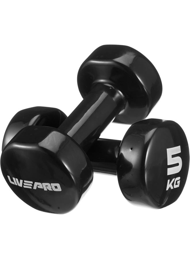 Livepro LP8076S Colourful Studio Dumbbell Set