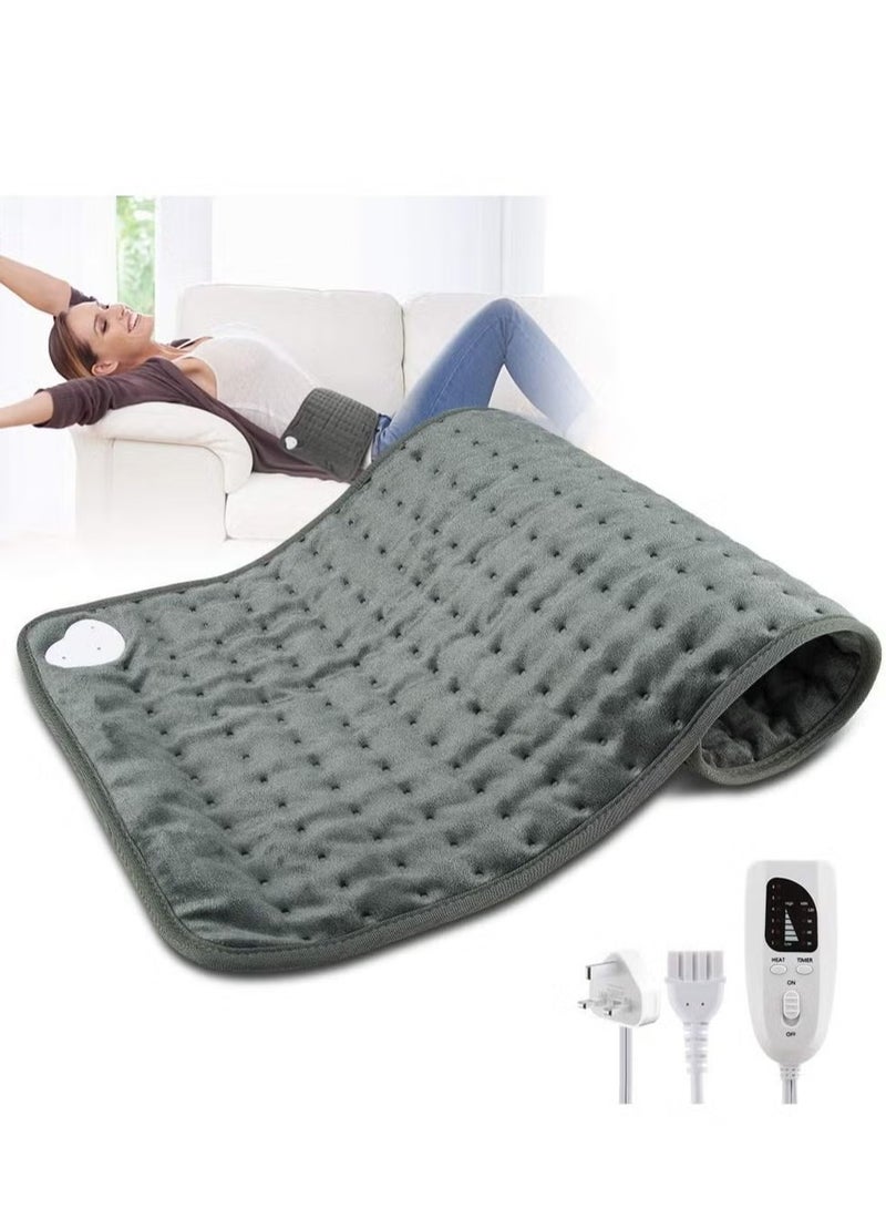 Calming Heat Weighted Heating Pad, Electric Massager with Soothing Heat, Sharper Image, Lightweight Comfortable 9 Massages Targeted, Pain Relief Relaxation for Aches, Cramps, Joints