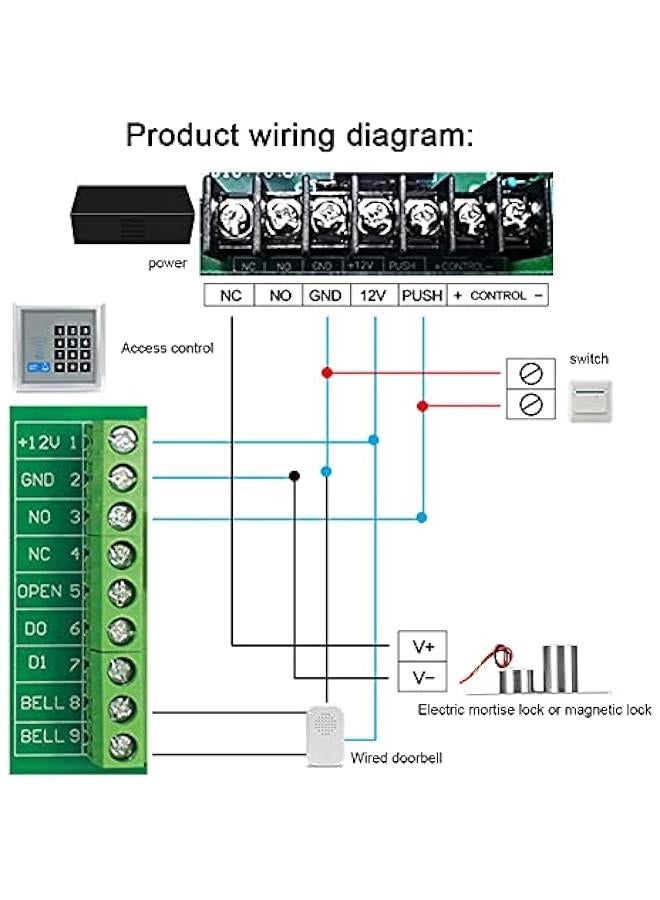 Electric Door Strike Lock Electric Drop Lock 13×5×5 Dc12V 2-Wire Mini Embedded Electric Lock Glass Door Security Access Control System