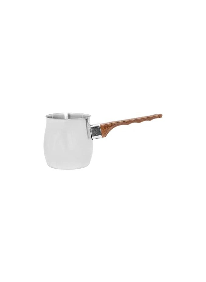 Simple & Stylish - Strong Comfortable Handle with Perfect Pouring Spout Stovetop Coffee/Turkish Coffee/Tea/Milk