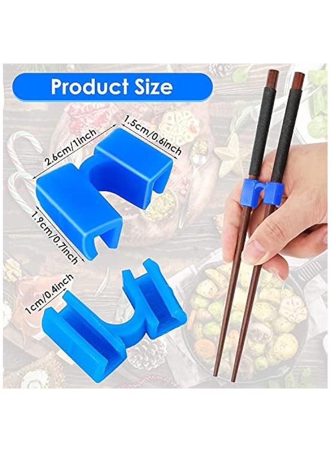 Chopstick Helper, 5 Pcs Reusable Chopsticks Helpers Training Chopstick Hinges Connector Training Chopstick for Adults, Beginner