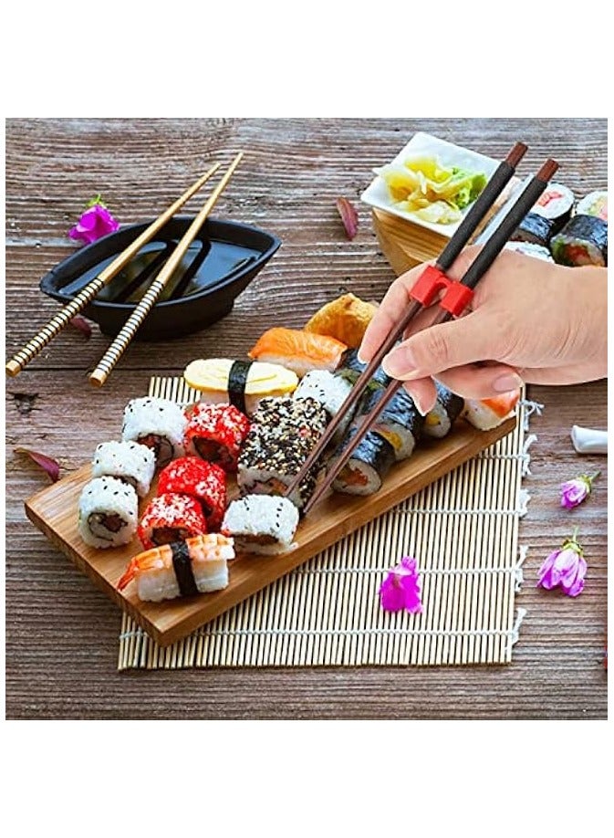 Chopstick Helper, 5 Pcs Reusable Chopsticks Helpers Training Chopstick Hinges Connector Training Chopstick for Adults, Beginner