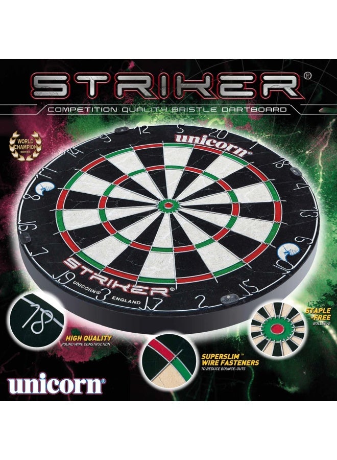 Unicorn Dartboard Striker 79383 PDC Endorsed - Size Fs