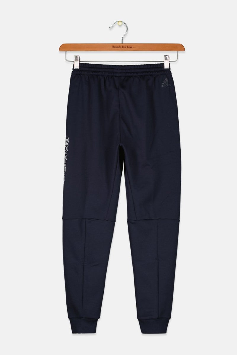 Kids Boy Sportswear Fit Running Sweatpants, Navy