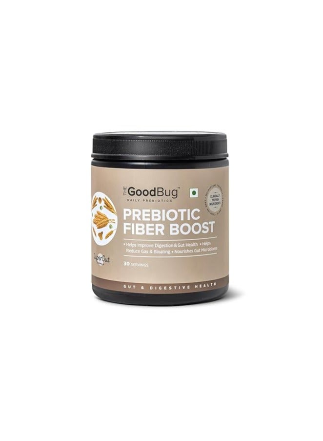 The Good Bug Prebiotic Fiber Boost Powder Improves Digestion Bloating & Gas Relief Natural Fiber Supplement From Green Pea, Chicory Root & Fos Non-Gmo Gluten Free 30 Servings