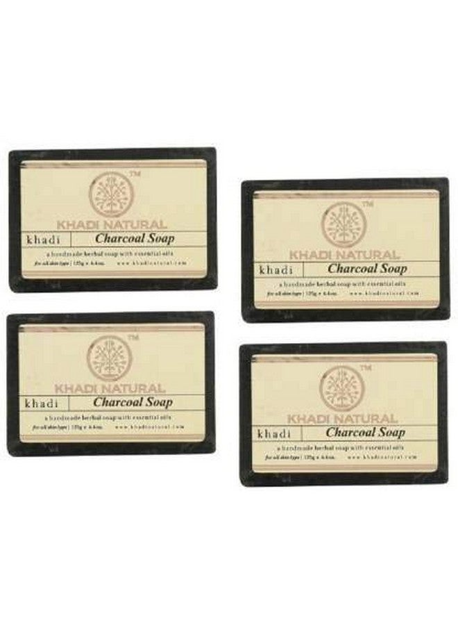 Charcoal Soap Pack Of 4-125Gm Each