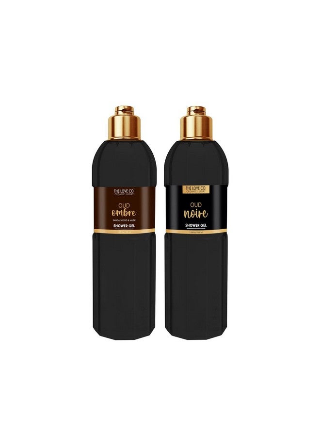 Oud Ombre + Oud Noire Body Wash Shower Gel | Refreshing & Hydrating Formula | Unisex Bath & Body Wash For Men & Women | 100Ml Each Combo Pack Of 2