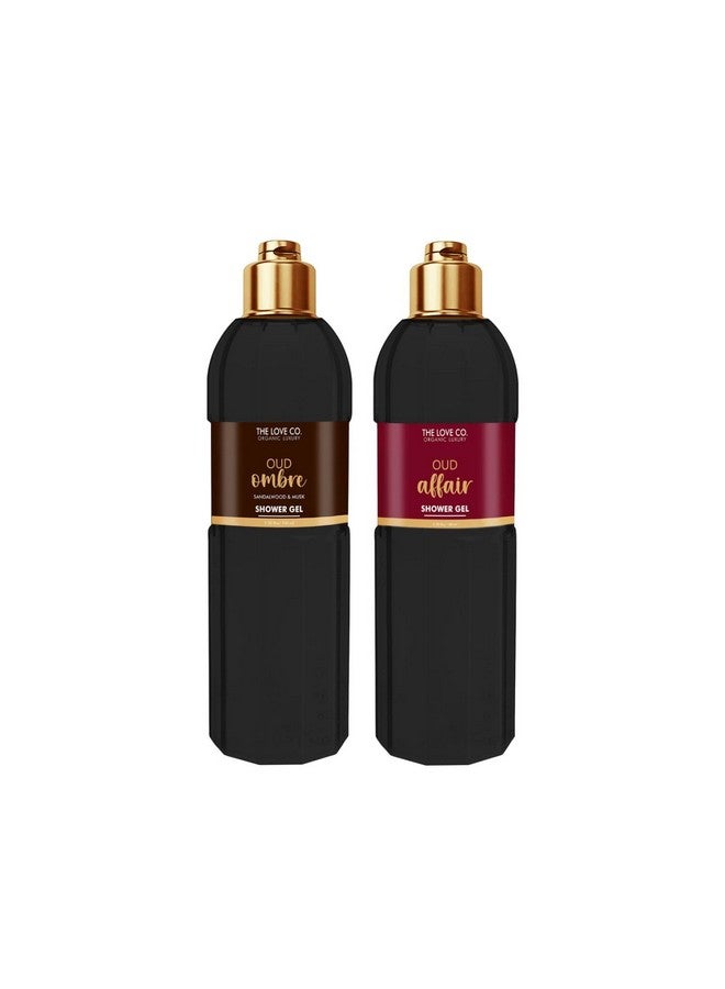 Oud Affair + Oud Ombre Body Wash Shower Gel | Refreshing & Hydrating Formula | Unisex Bath & Body Wash For Men & Women | 100Ml Each Combo Pack Of 2