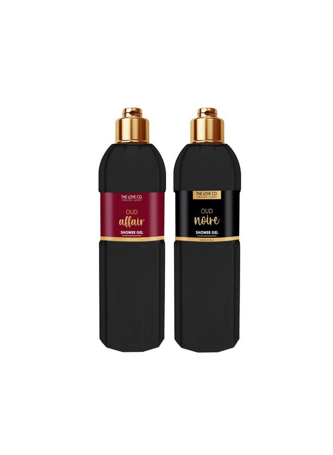 Oud Affair + Oud Noir Body Wash Shower Gel | Refreshing & Hydrating Formula | Unisex Bath & Body Wash For Men & Women | 100Ml Each Combo Pack Of 2