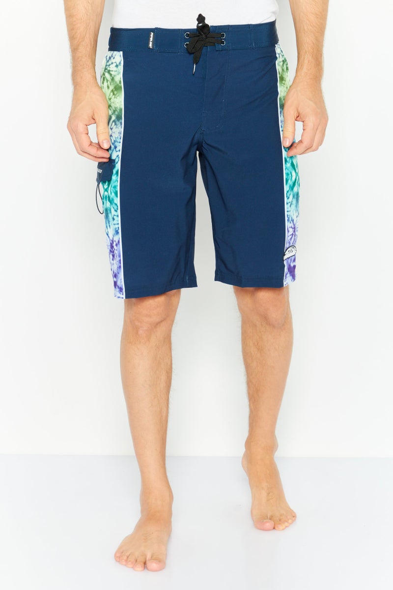 Men Swimwear Board Short, Navy Combo